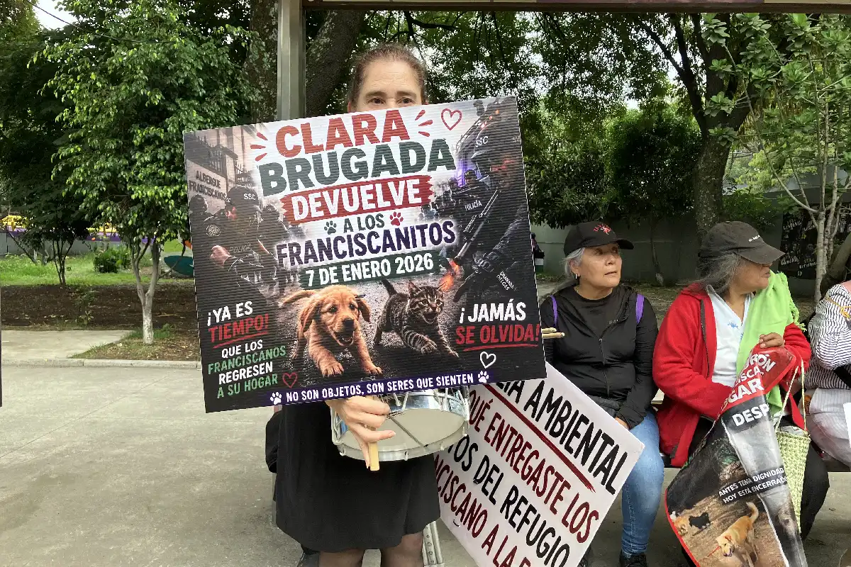 protesta refugio franciscano mundial 2