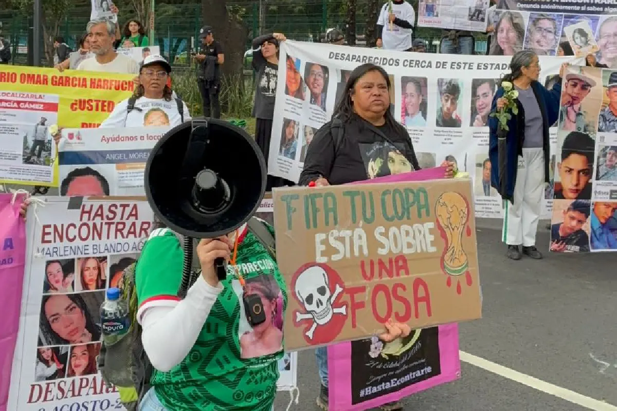 protestas madres buscadoras estadio cdmx