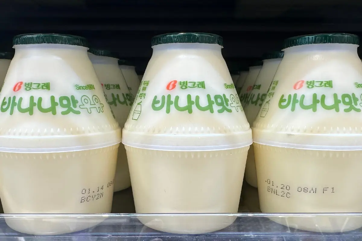 leche de plátano coreana