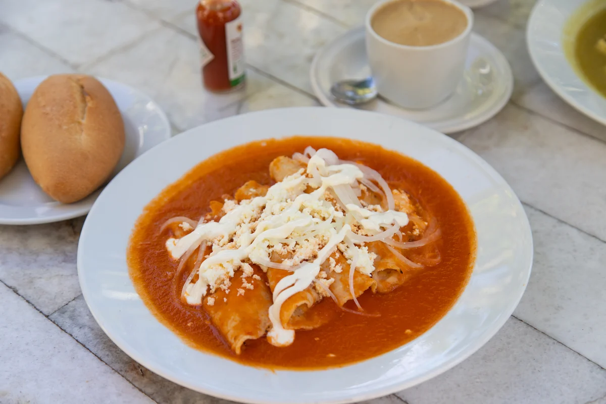 receta original de las enchiladas veracruzanas