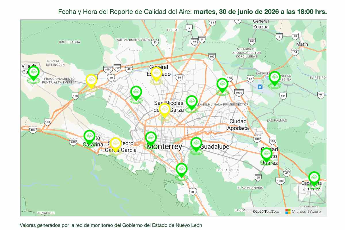 En redes sociales surgieron teorías sobre la mejoría del aire en Monterrey, pero el observatorio del aire de Monterrey aclaró que está relacionado con la época del año.