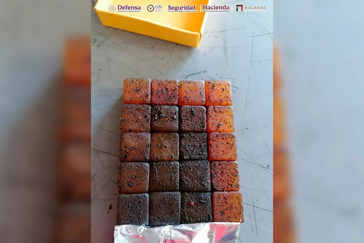 Aseguran 240 gomitas con THC en aduana del aeropuerto de Toluca