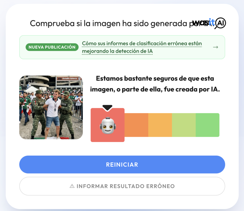 Fuente: captura de pantalla del uso de la herramienta.