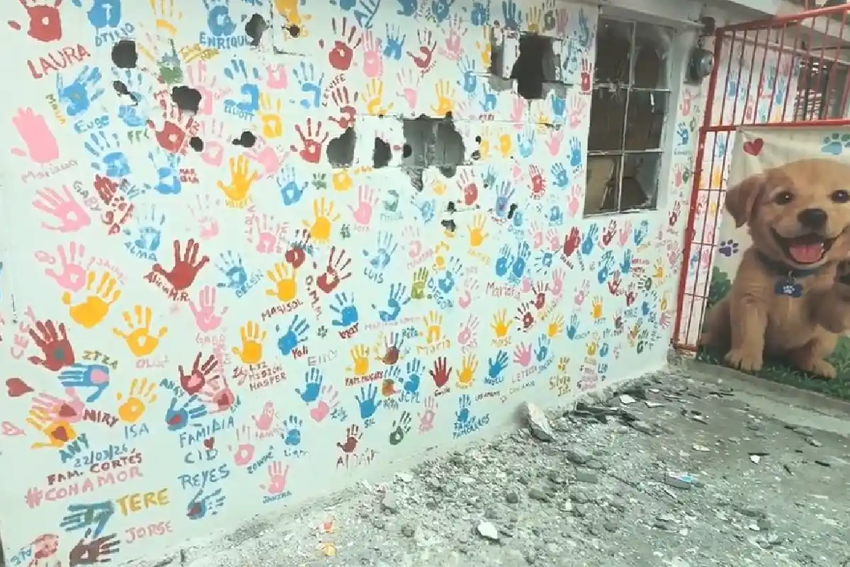 Destrozos Refugio Franciscano