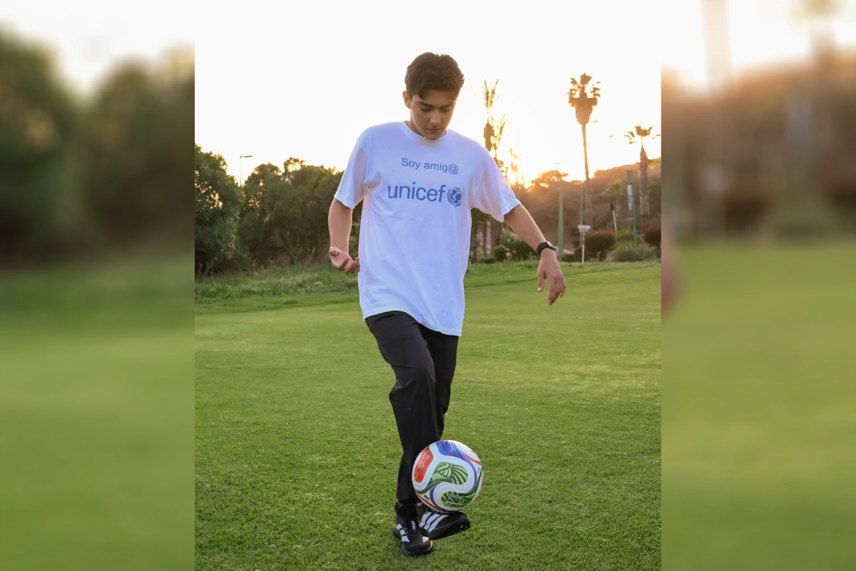 Gilberto Mora, promesa del futbol mexicano, se suma a UNICEF para defender los derechos de la niñez