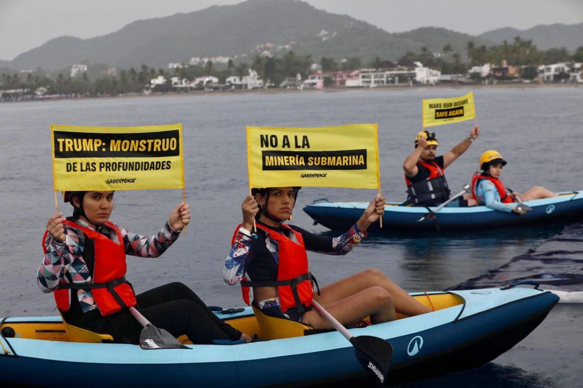 Greenpeace exige frenar la minería submarina de EU y pide a México respaldar una moratoria global