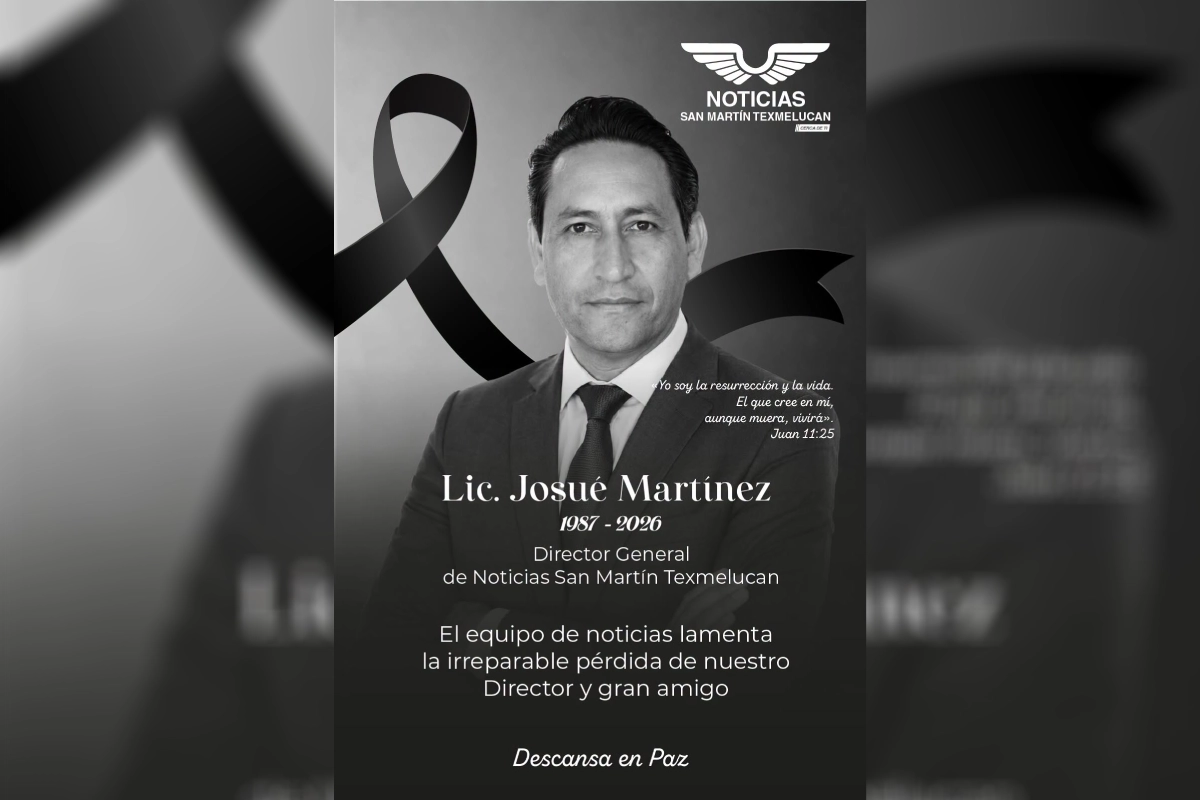 Matan al periodista Josué Martínez en San Martín Texmelucan, Puebla