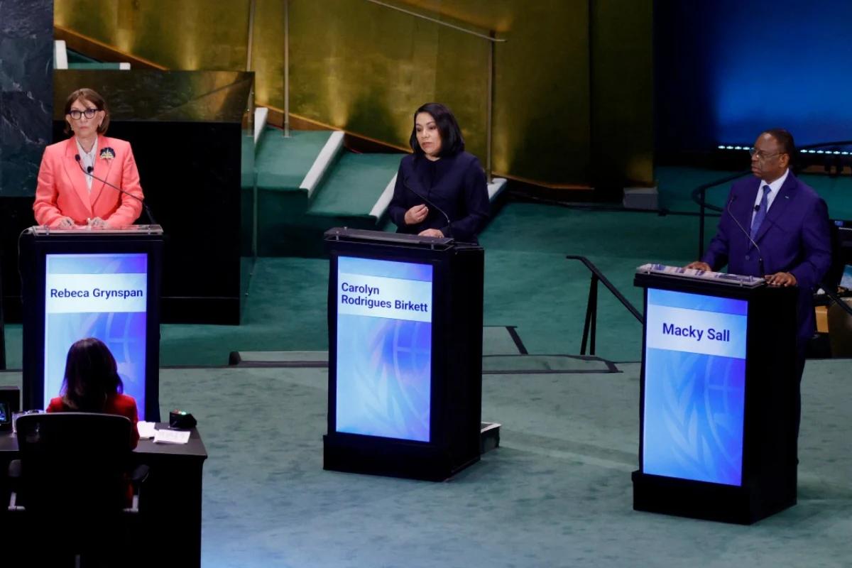 Rebeca y Carolyn aspirantes al cargo de la ONU