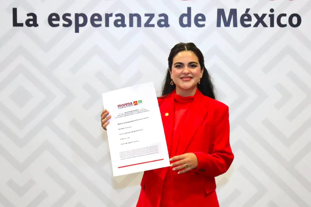 “Yo voy con Morena”: Andrea Chávez desea suerte a Cruz con PVEM
