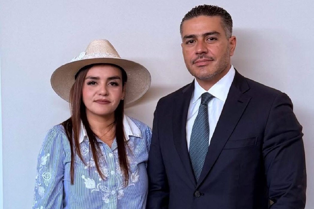 Omar García Harfuch, secretario de Seguridad Pública y Protección Ciudadana, sostuvo una reunión con Grecia Quiroz, alcaldesa de Uruapan y viuda de Carlos Manzo, en febrero pasado