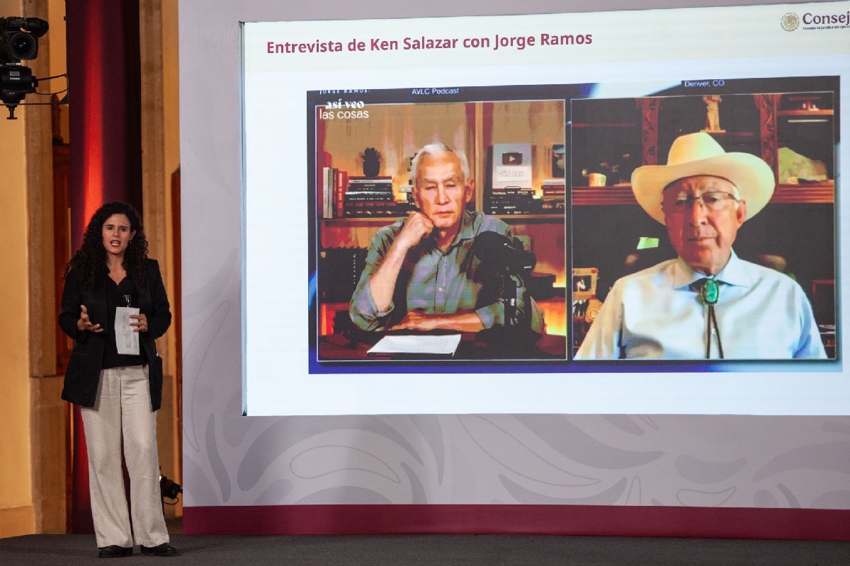 Luisa María Alcalde rechazó que el Gobierno de México intente ocultar información relacionada con la solicitud de detención y extradición de Rubén Rocha Moya