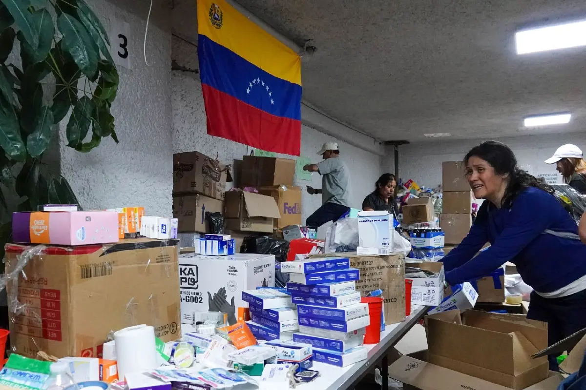 Centros de acopio para apoyar a Venezuela en CDMX: dónde están y lo que puedes donar