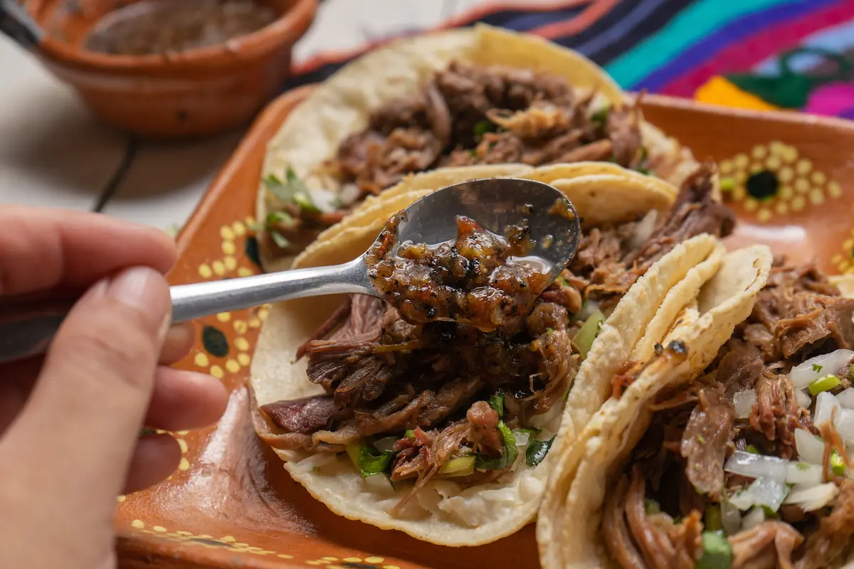 comer barbacoa en pueblo mágico de Hidalgo