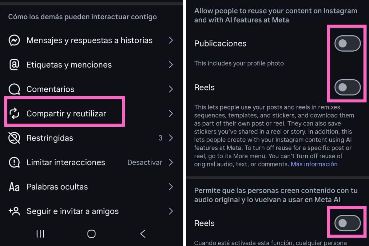 ¿Cómo evitar que mis fotos de Instagram sean usadas por Meta AI?