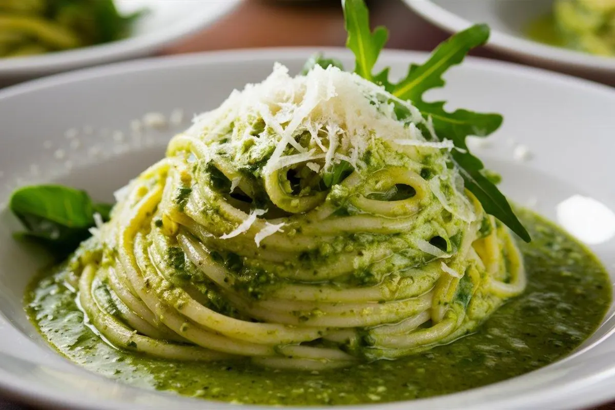 cómo hacer pasta al pesto 