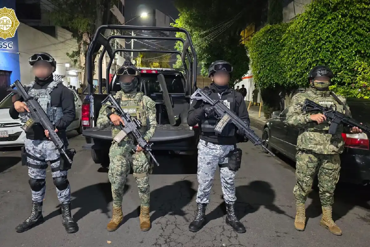 Aseguran 500 kilos de aparente marihuana en cateo en Gustavo A. Madero
