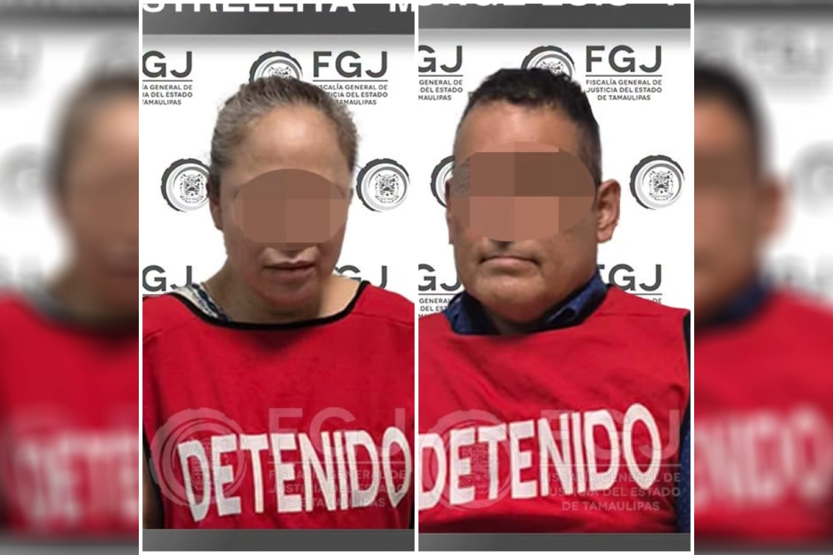 Jorge Luis “P”, director de la academia militarizada, y Estrellita “N”, cuidadora del área femenil del plantel.