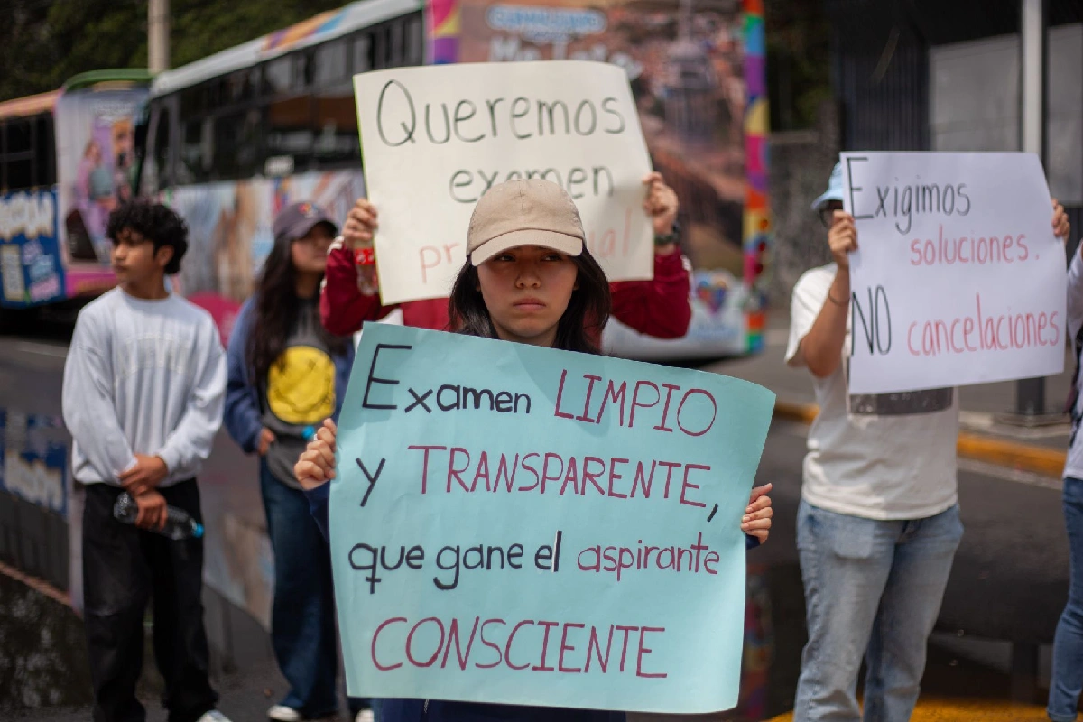 examen de control para la UNAM