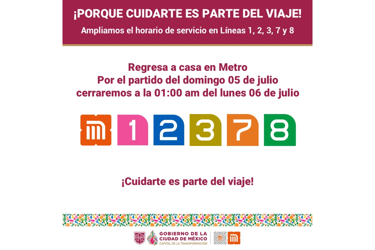 Horario Metro México-Inglatterra en el Mundial. 