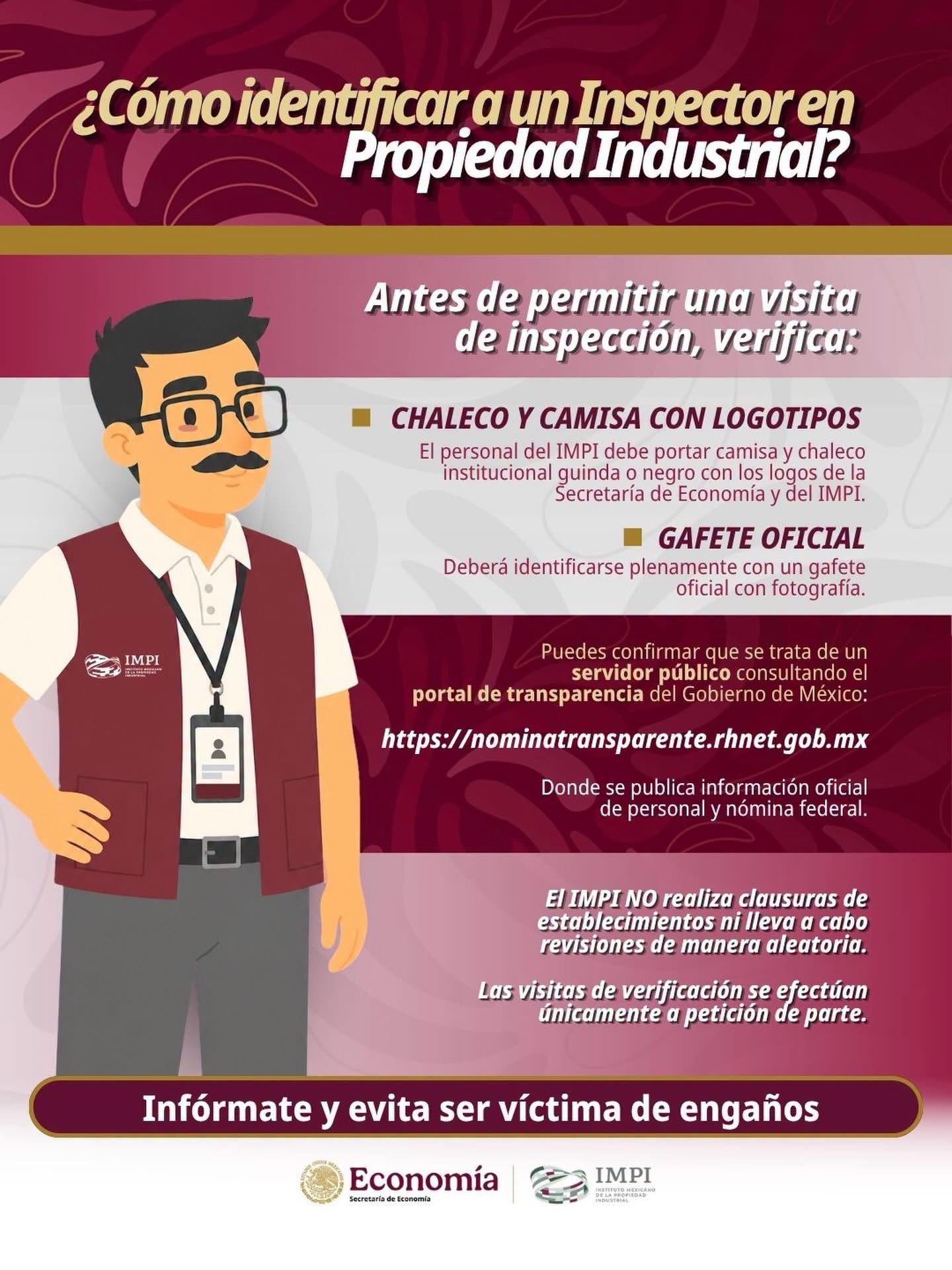 El IMPI no solicita pagos ni gestiona trámites para el registro de marcas por correspondencia, es una estafa a creadores de contenido y emprendimientos