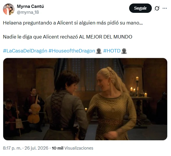 la casa del dragón 3x06 memes