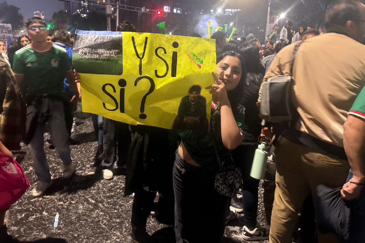 Desde Paseo de la Reforma hasta las tribunas del estadio: "¡Y si sí! ¡Y si sí!"