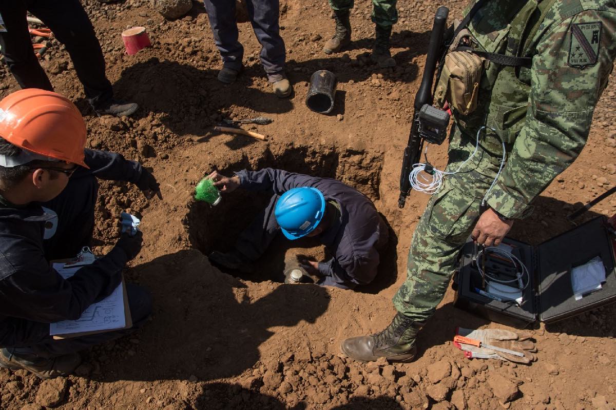 A pesar del reforzamiento de la vigilancia militar, , Pemex sigue siendo víctima del huachicol