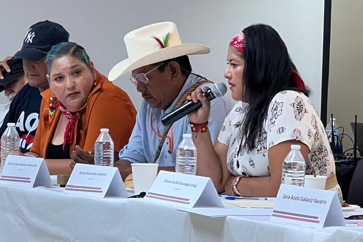 Colectivo Aquí No, en sesión con la Secretaría de Economía