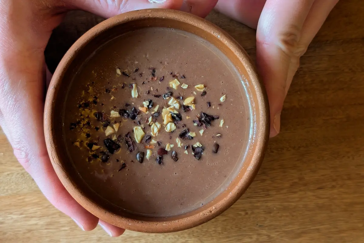 receta de pinole caliente sin azúcar 