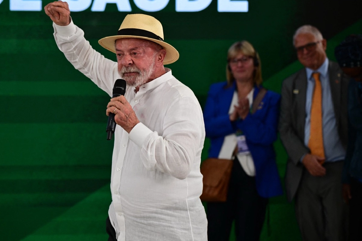 Luiz Inácio Lula da Silva, presidente de Brasil.