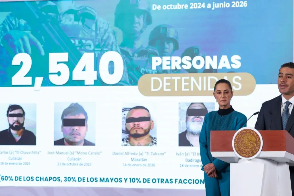 Harfuch señaló que el gobierno federal trabaja para combatir la violencia sin distinción de la organización a la que pertenezcan los responsables.