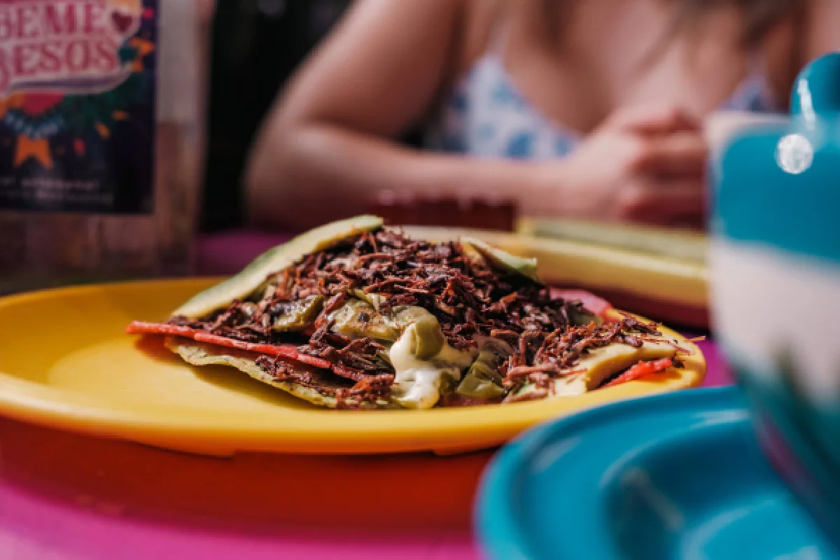 quesadilla de chapulines