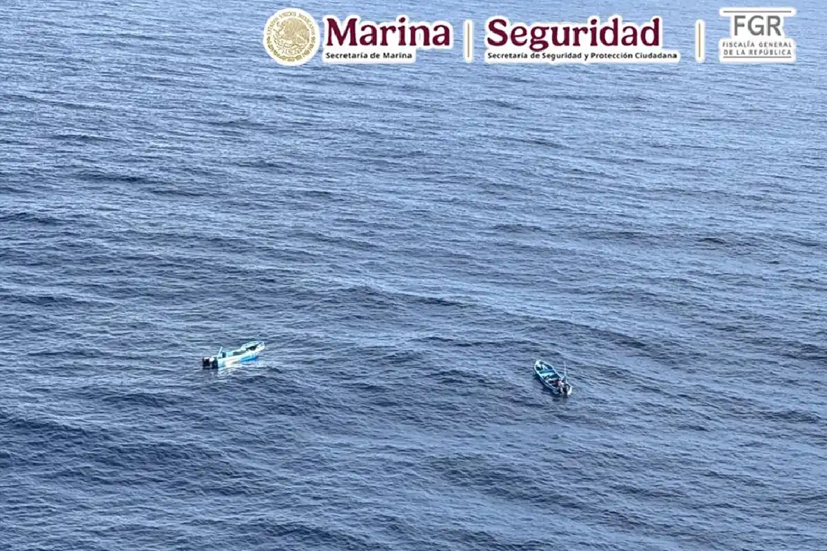 Marina decomisa casi tres toneladas de cocaína en el Pacífico; hay cuatro detenidos
