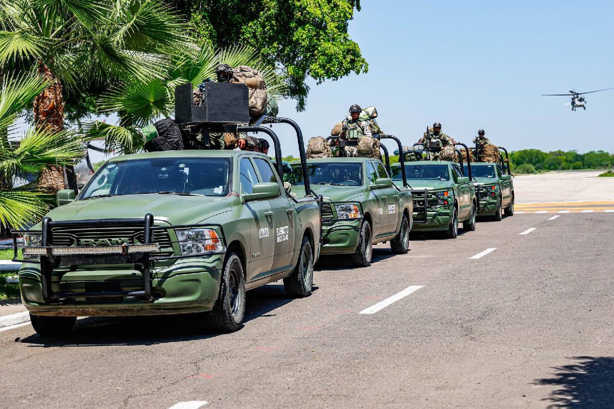 Entre noviembre de 2024 y mayo de 2026 Sinaloa casi cuadruplicó su número de militares en tareas de seguridad pública