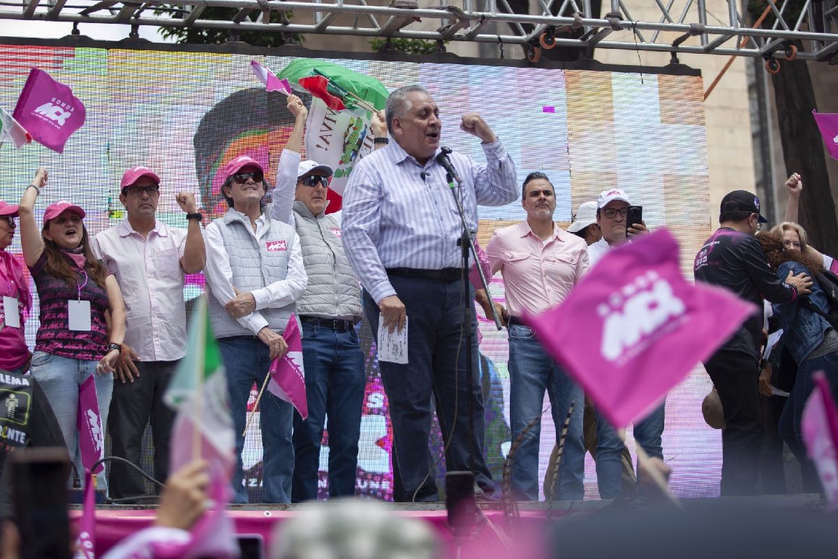 Guadalupe Acosta Naranjo, presidente de Somos México, realizó su primer mensaje como partido político el pasado 28 de junio en la Ciudad de México