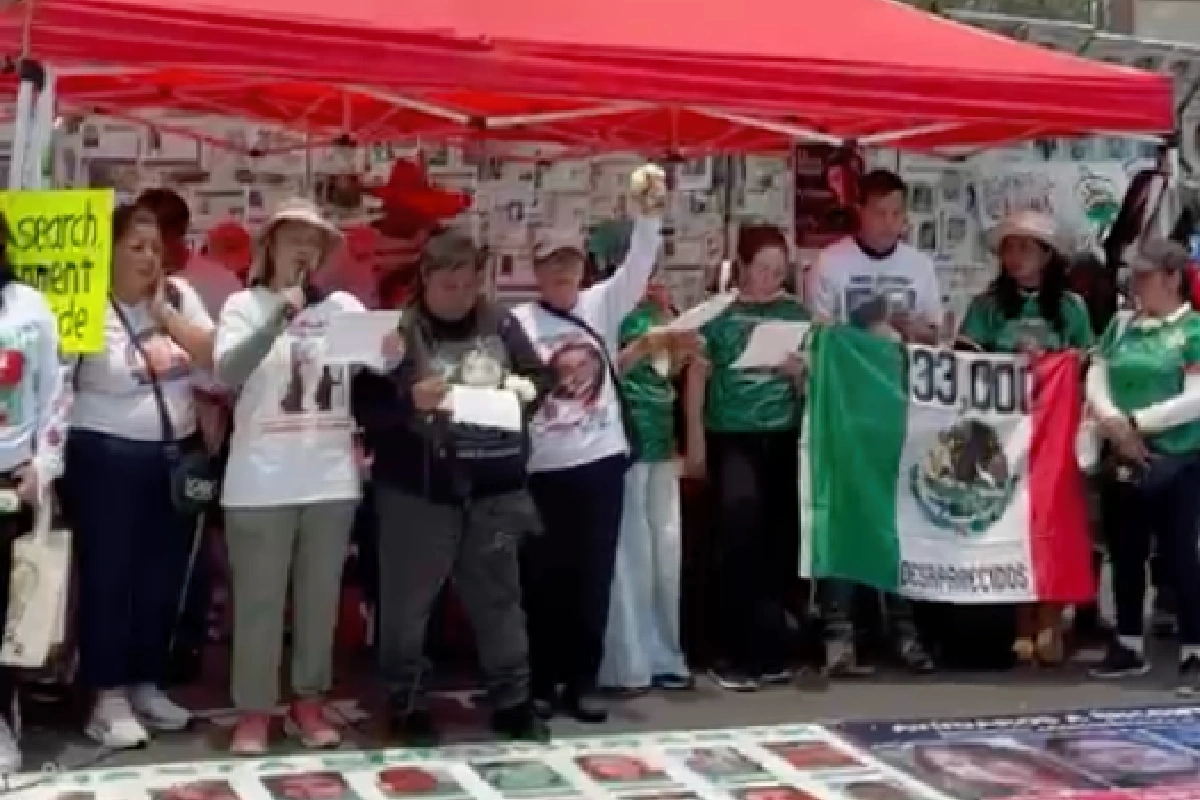“¿Y si sí los encuentran?”: buscadoras marchan en CDMX previo al México vs. Inglaterra