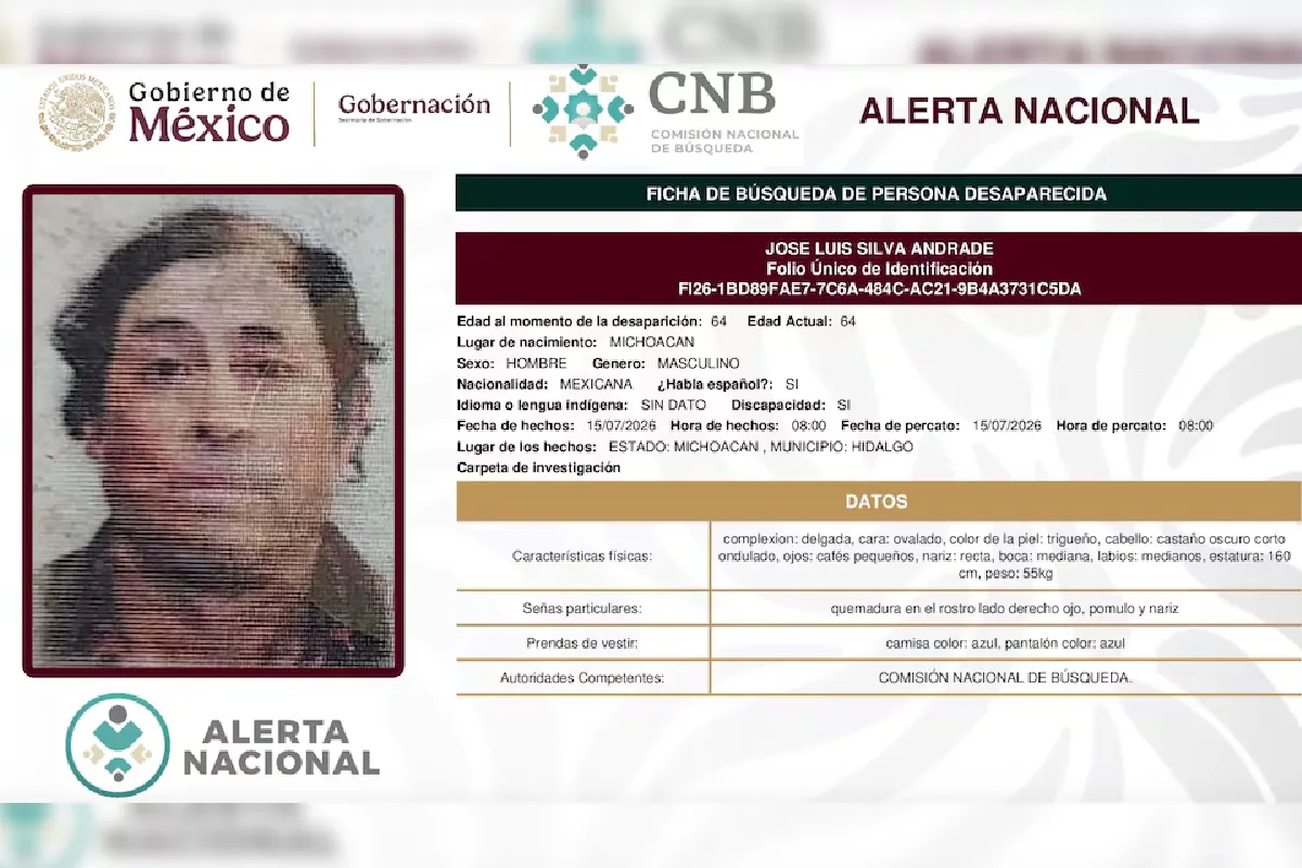 A 15 días de la desaparición de José Luis Silva en Michoacán: esto se sabe