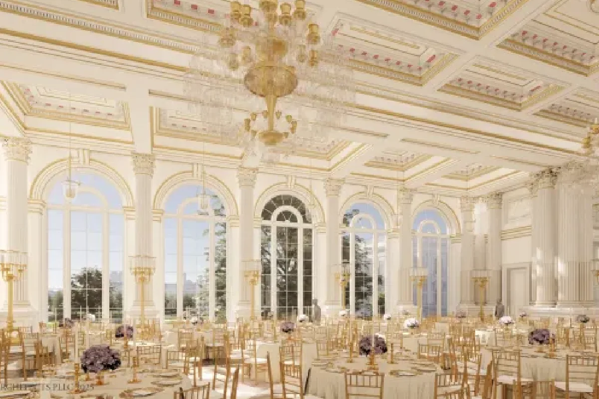 Las obras generaron especulaciones de que en verdad se construye un búnker. Foto tomada de la Casa Blanca.