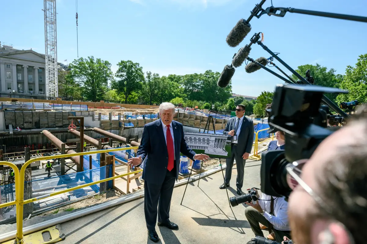 Donald Trump imaginó el proyecto desde antes de su primer mandato en 2017. Foto tomada de la Casa Blanca.
