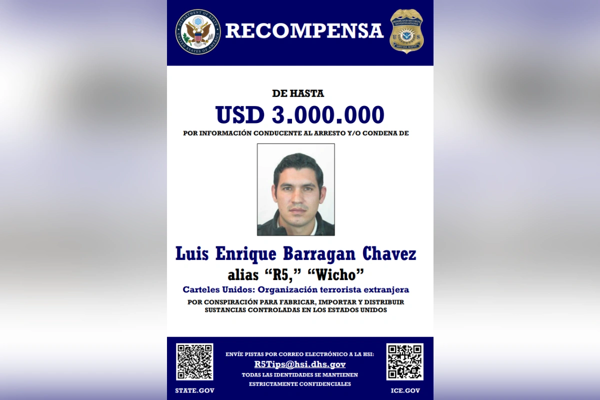 Cartel de recompensa del R5