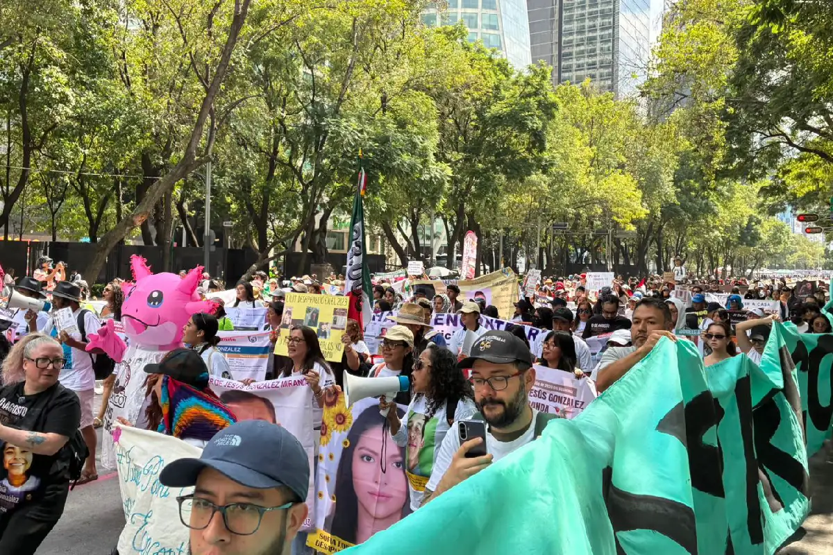 Familias y colectivos conmemoran a víctimas de desaparición forzada en México