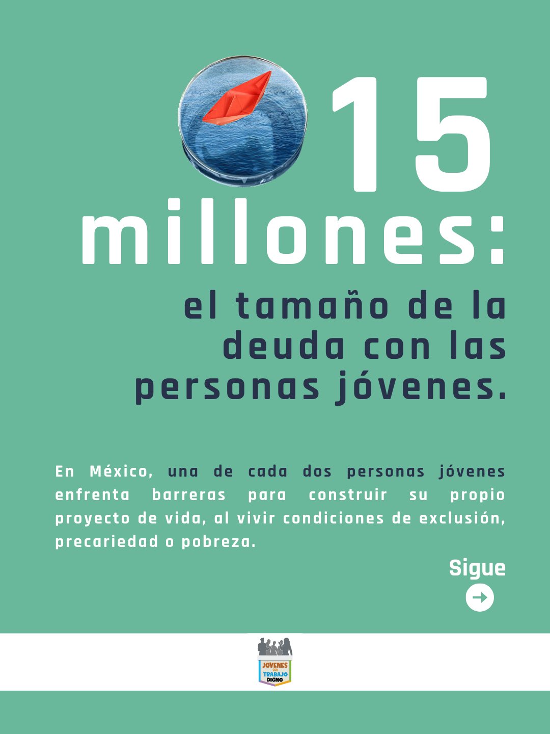 Casi 15 millones de jóvenes en México enfrentan barreras para una vida digna