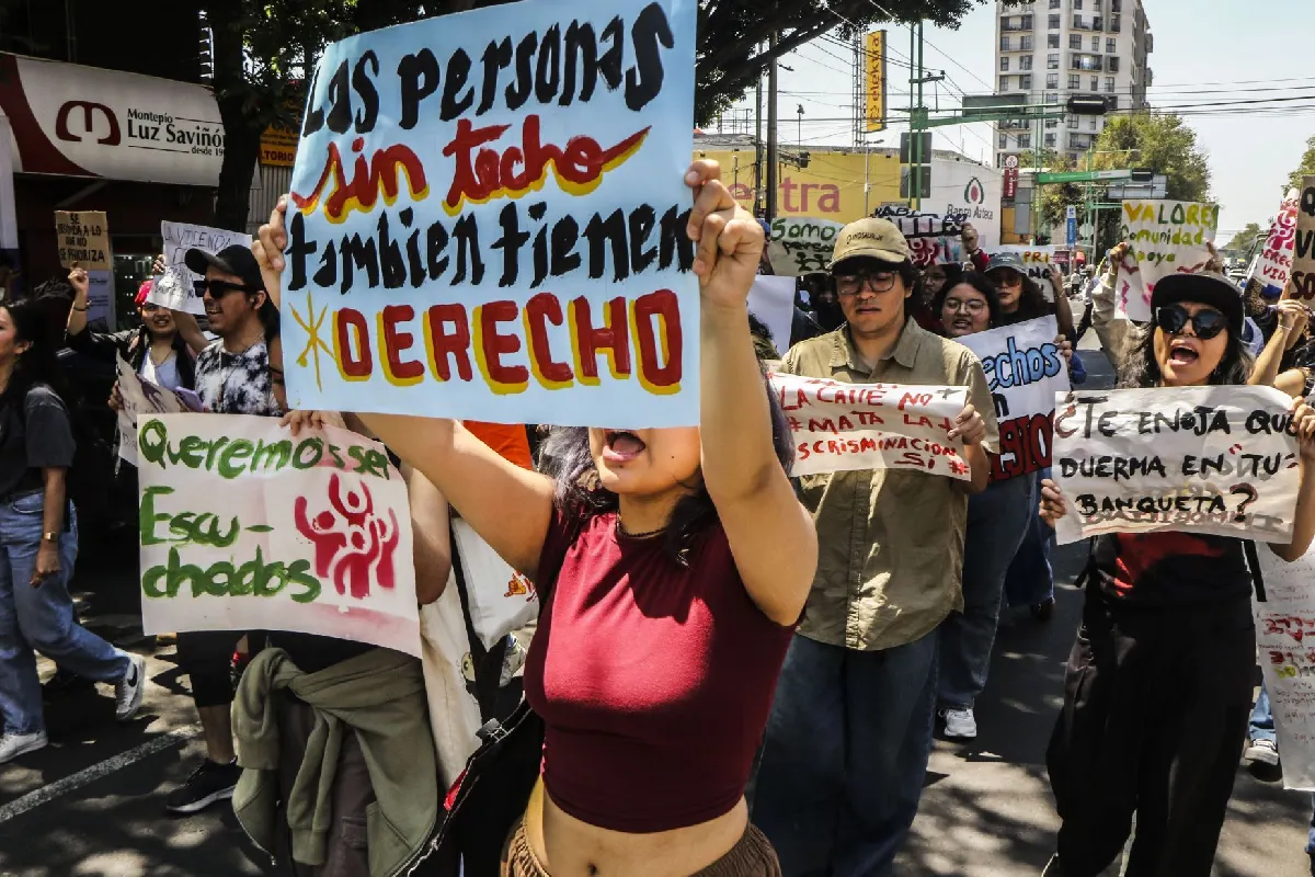 Marcha personas situación de calle