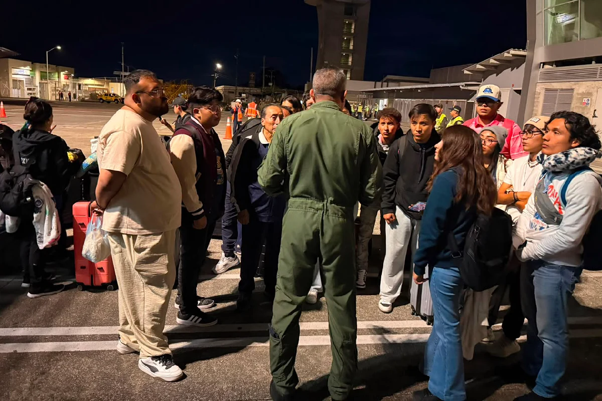 Mexicanos repatriados de Colombia