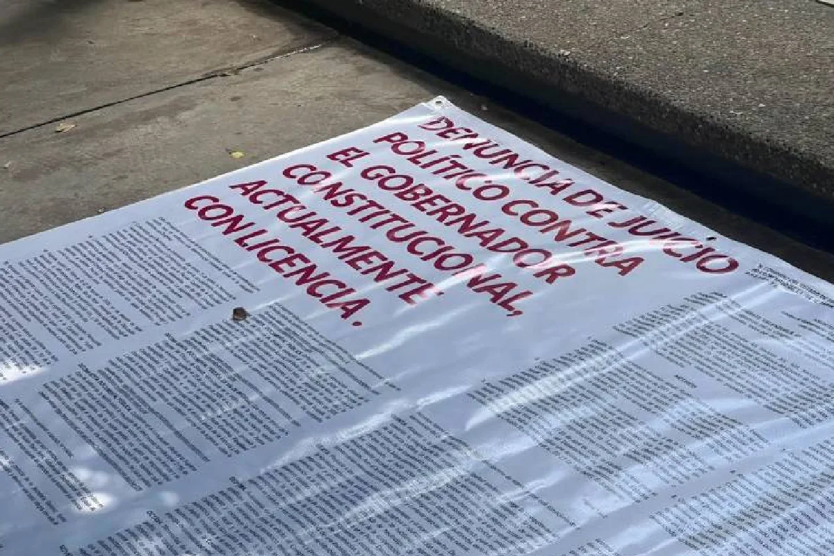 Protestan en Sinaloa contra continuidad del proyecto político de Rocha Moya