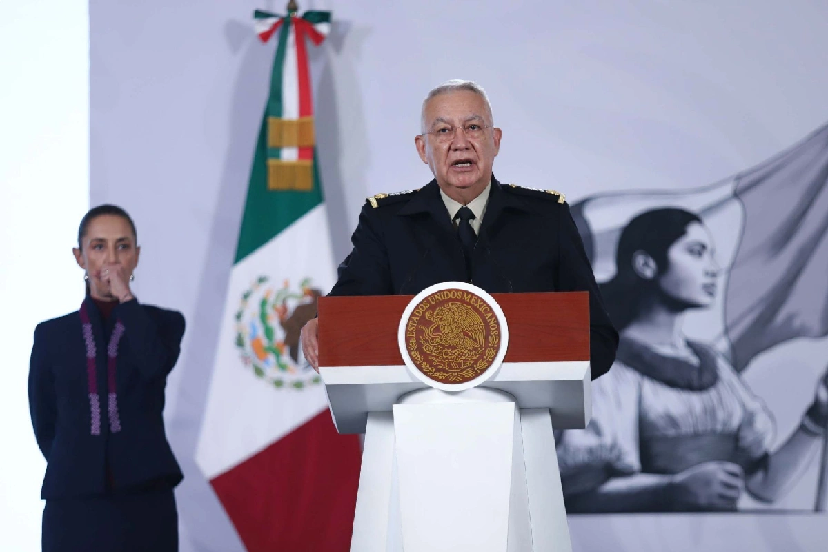 Ricardo Trevila Trejo en conferencia de prensa matutina