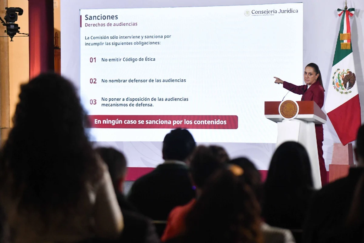 Sheinbaum lineamientos censura