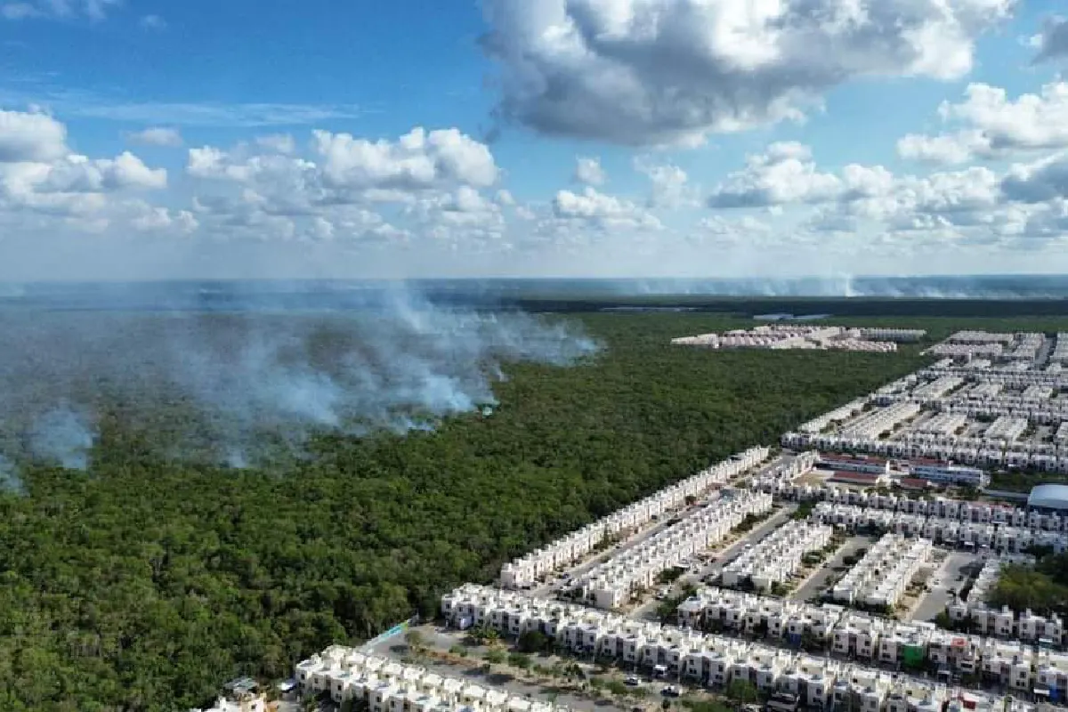 Como todo México, el municipio no está exento de los incendios y el desarrollo inmobiliario. Foto: Ayuntamiento de Playa del Carmen.