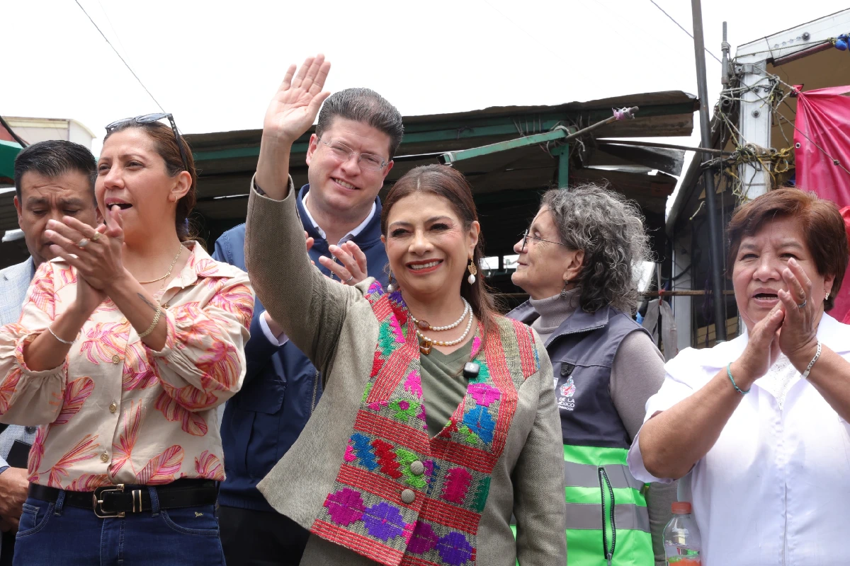 El secretario de Seguridad Ciudadana, declaró a La Merced como zona prioritaria y absolutamente protegida contra el delito de extorsión. Foto: Gobierno CDMX
