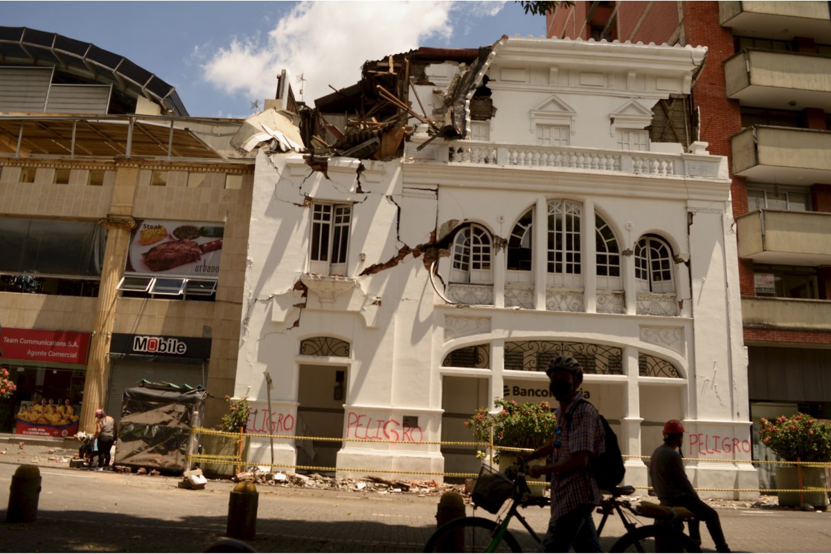 La juntanza por la comida, desde el día cero del terremoto en Colombia